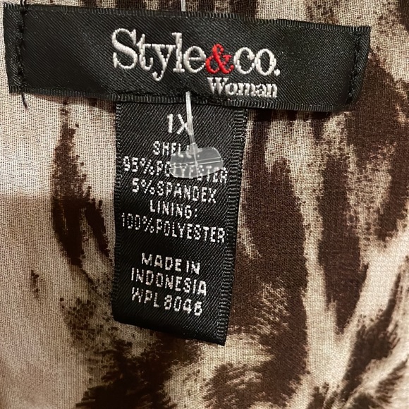 Style & Co Heather Pumpkin Tunic Size 1X NWOT - Picture 4 of 6